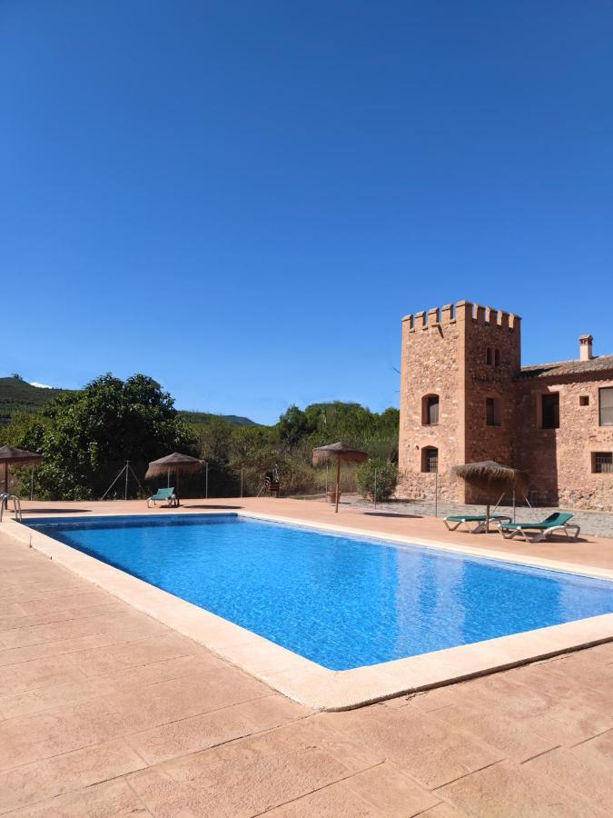 Masia De San Juan Casa Numero 15 En Castillo Con Piscina, Aire Acondicionado Y Terraza Privada Segorbe Esterno foto